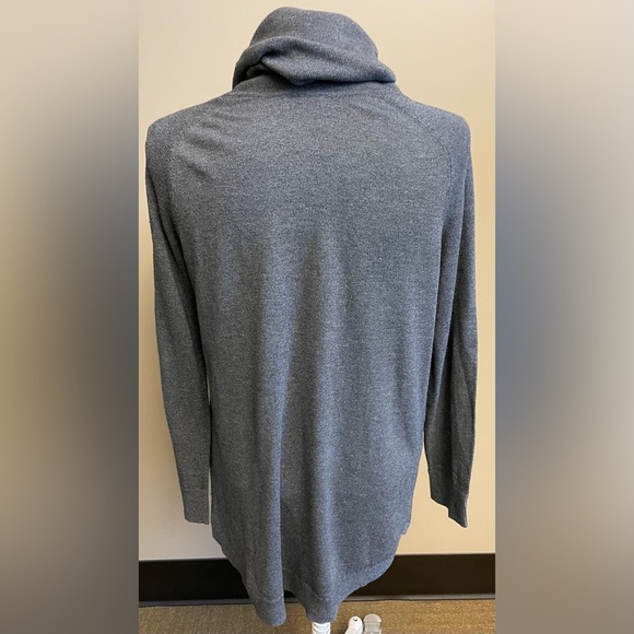 Ricki's grey stretchy cowl neck long sleeve tunic sweater women's size Medium - Picture 4 of 9